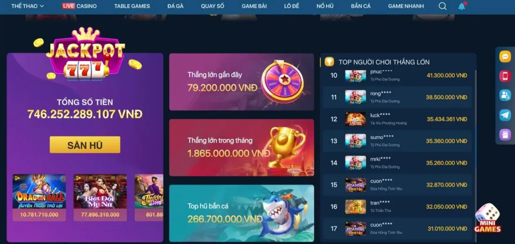 Đa dạng phương thức thanh toán win3888